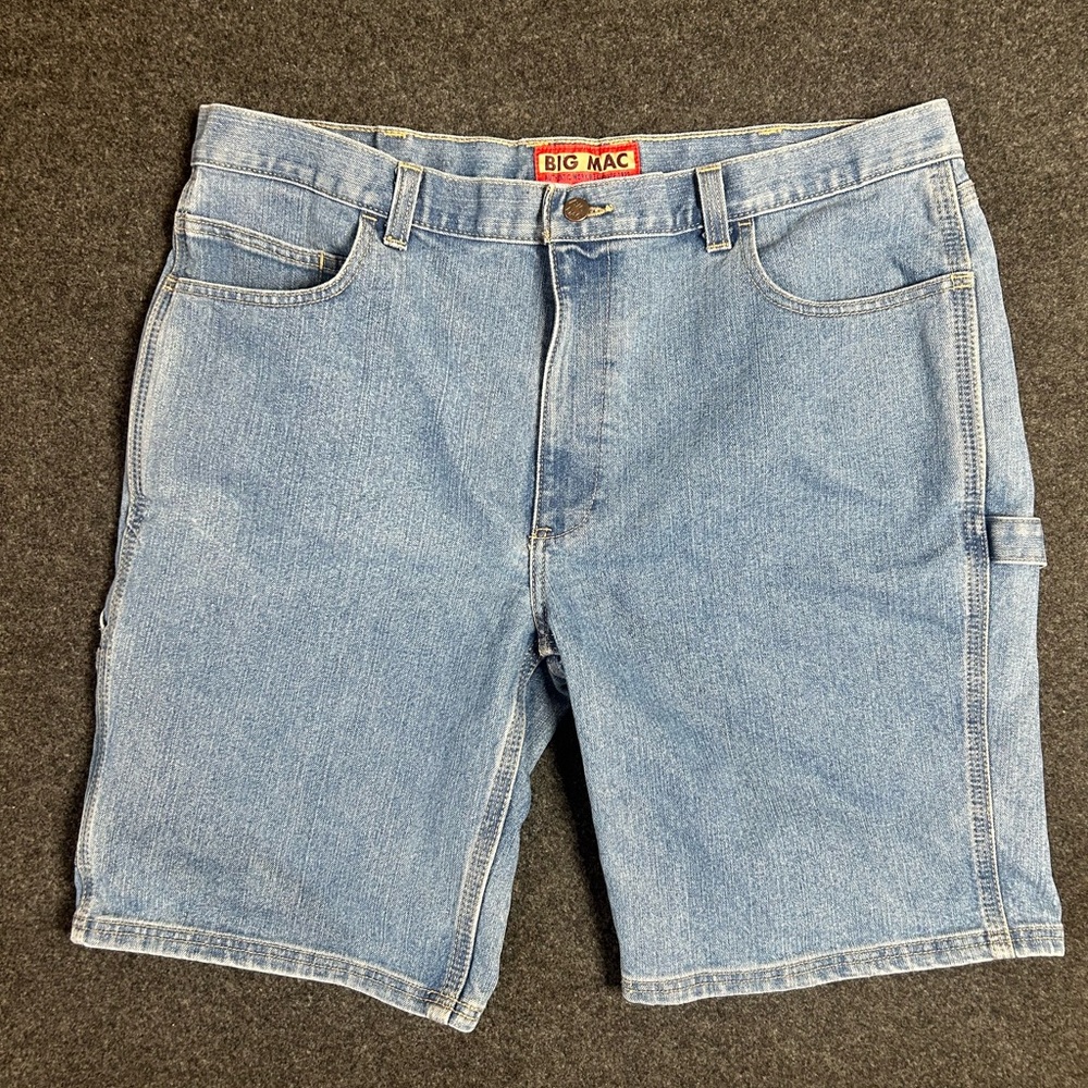 Big Mac Light Blue Denim Jean Shorts for Men